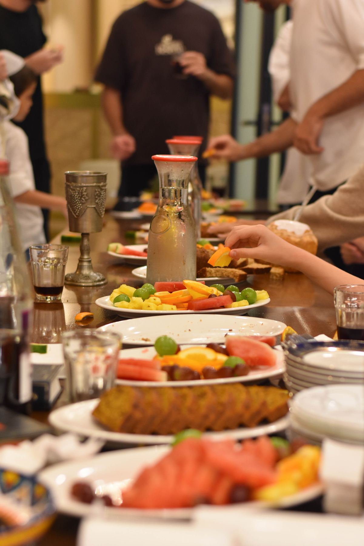 Guests at the table