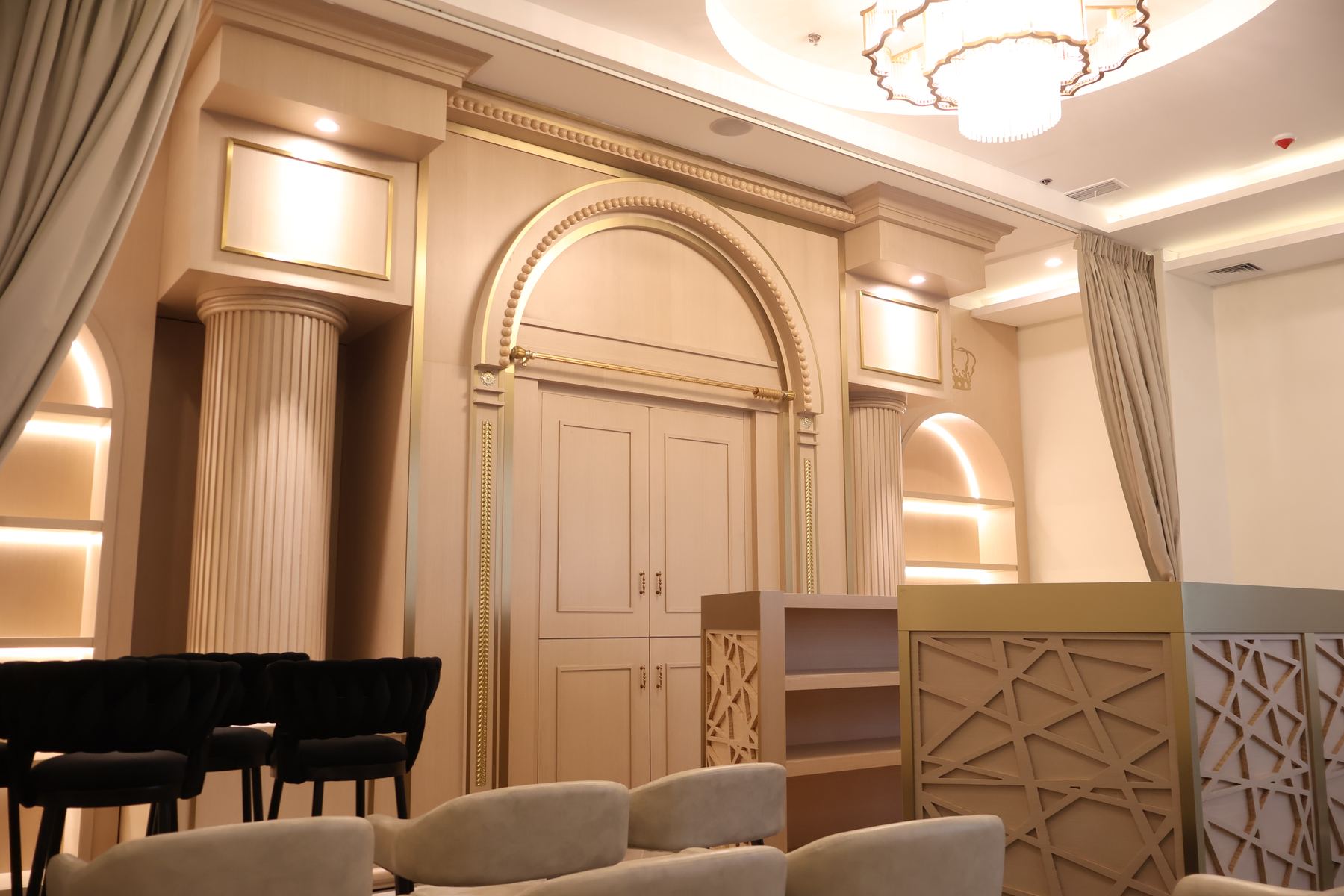 The synagogue interior